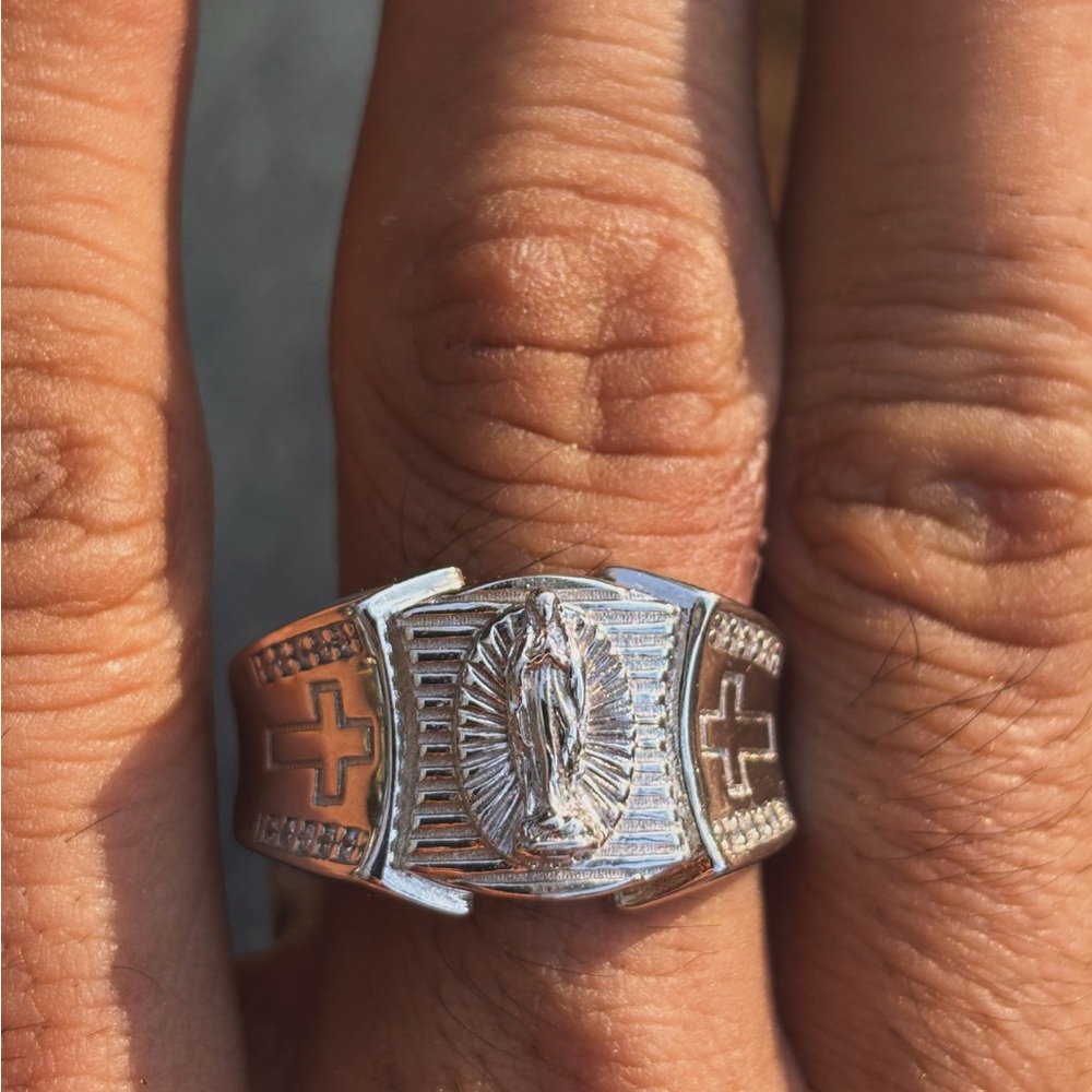 & Other Stories Silver and Brown Men's Ring